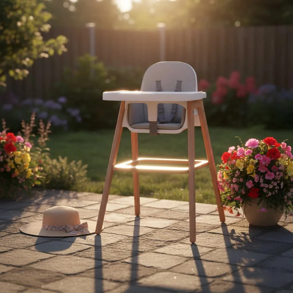 Hauck high chair for baby feeding